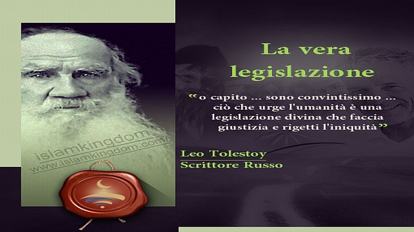 La vera legislazione